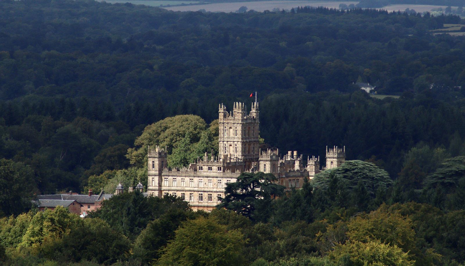 View over Highclere Castle